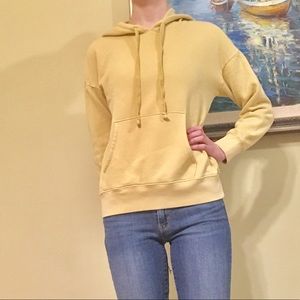 ❌SOLD❌AEO Mustard yellow hoodie